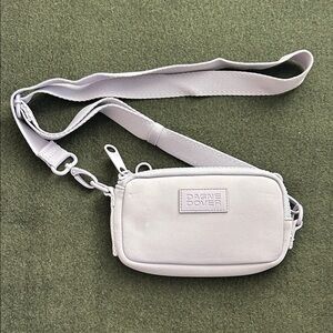 Dagne Dover Soft Gray-Purple Phone Sling